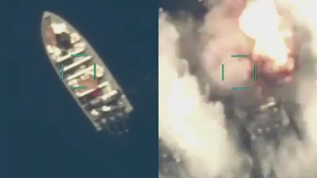 EU ejecuta nuevo ataque contra embarcación de drogas en el Pacífico Oriental; hay 4 muertos | VIDEO