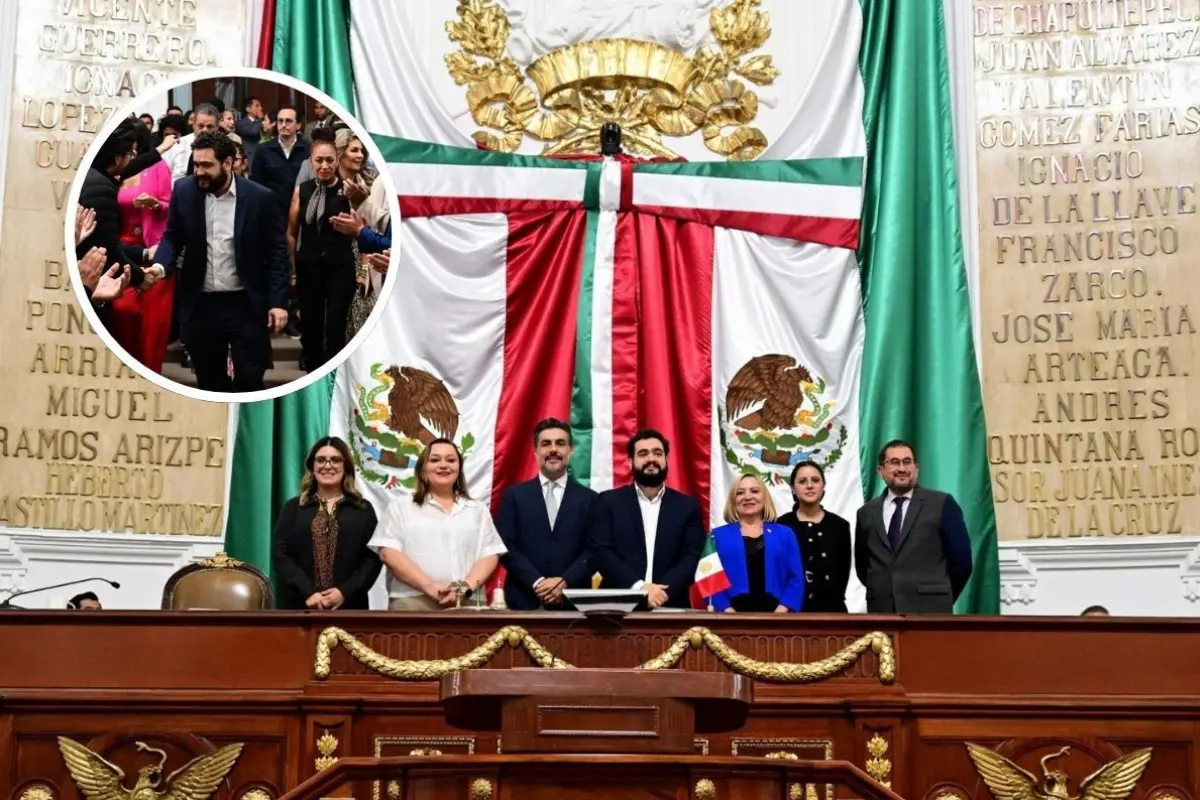 Informe de Juan Pablo de Botton Falcón. Foto: Gobierno CDMX l Canva