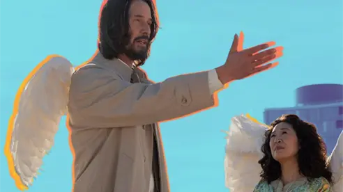 Keanu Reeves sorprende como el Ángel Gabriel en Cuando el cielo se equivoca Keanu Reeves sorprende como el Ángel Gabriel en Cuando el cielo se equivoca