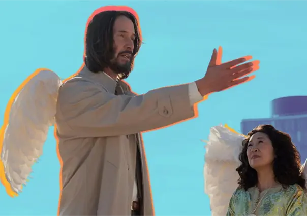 Keanu Reeves sorprende como el Ángel Gabriel en Cuando el cielo se equivoca