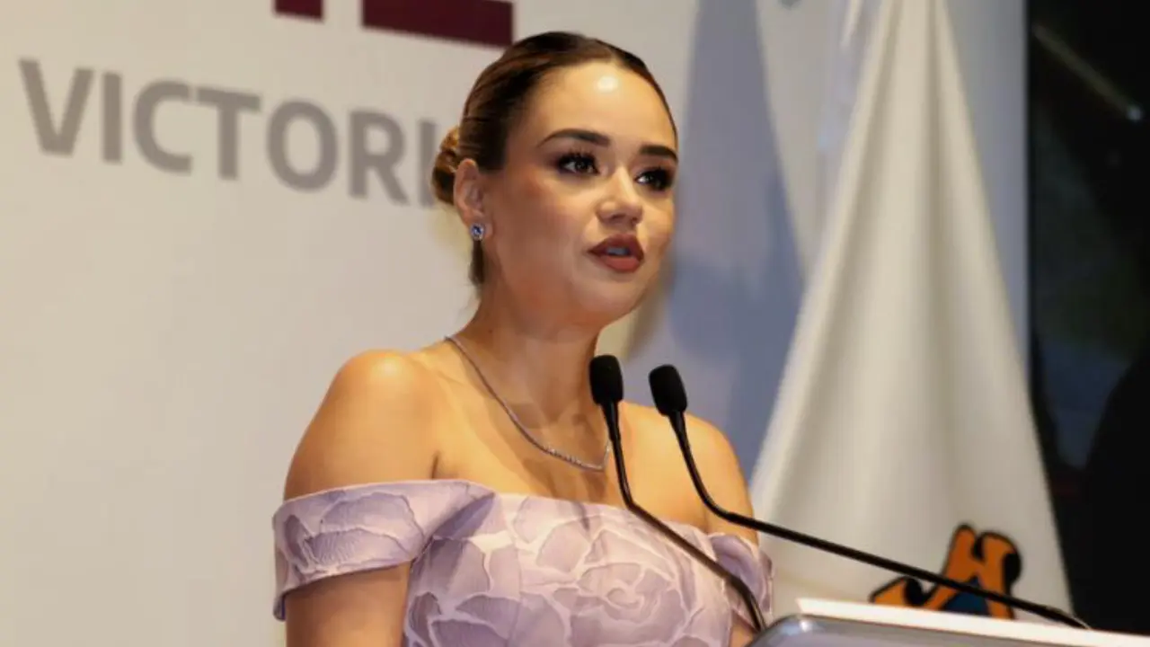 Lucy de Gattás rindió su cuarto informe de actividades el frente del DIF Victoria. Foto: Carlos García