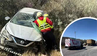 Muere una mujer en trágico accidente en entronque de Ramos Arizpe