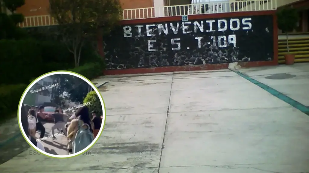 VIDEO | Alumnos de secundaria 109 de Xochimilco son agredidos por adultos que llevaban armas
