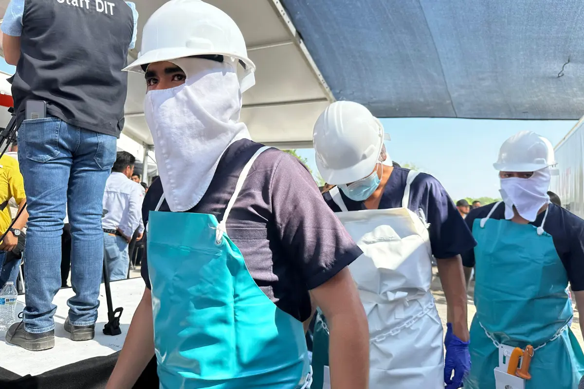 Esta semana, el gobernador Américo Villarreal Anaya recibió la ampliación de la certificación Tipo Inspección Federal (TIF) para la operación del rastro de la Universidad Autónoma de Tamaulipas (UAT). Foto: Victoria Jiménez