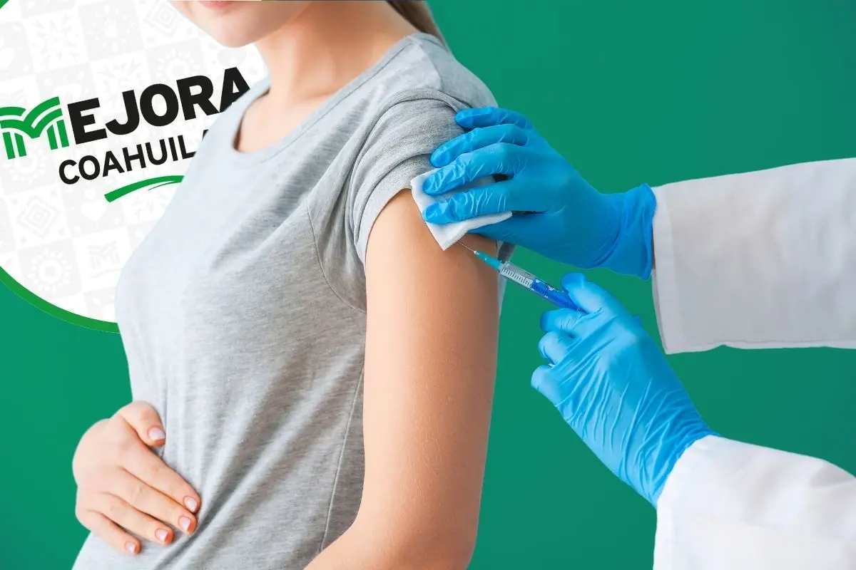 Mejora Coahuila avisa de inclusión de vacunas contra COVID -19 e influenza / Foto: Composición Canva | Mejora Coahuila