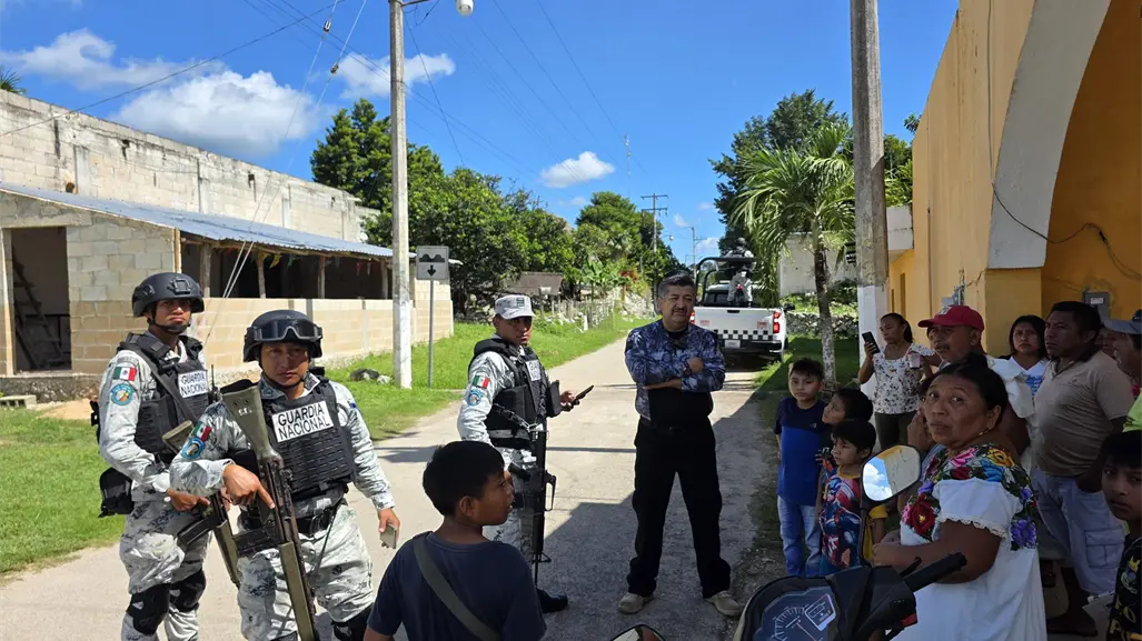 Buscan a agente desaparecido en Tohopkú, Yucatán: operativo conjunto entre Guardia Nacional y Policía Municipal