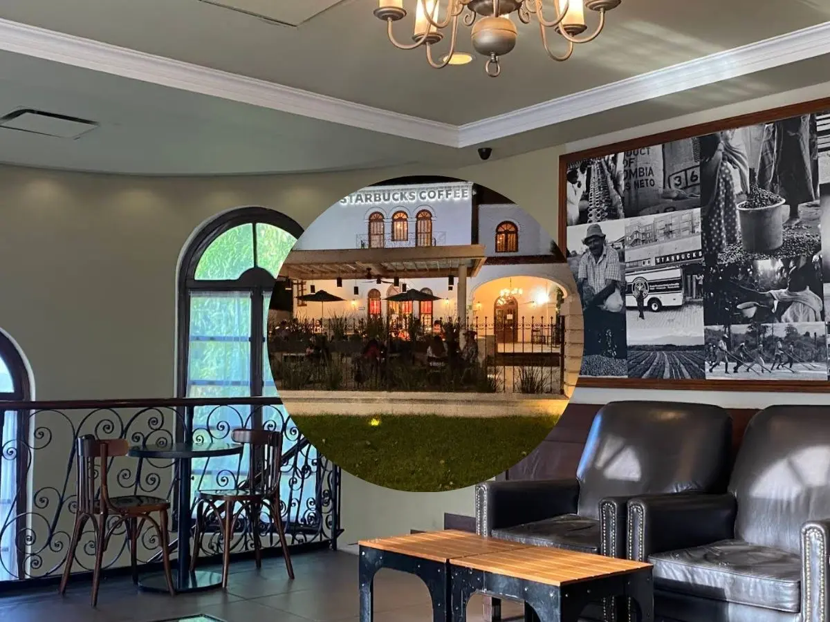 El Starbucks de Paseo de Montejo es considerado uno de los más bonitos de México debido a que está establecido en una casona de principios del siglo XX y que conserva sus acabados arquitectónicos originales.- Fuente América de Breñalvírez y Jen Gee