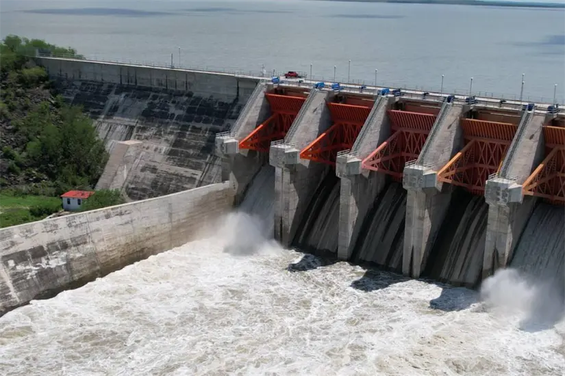 imagen recuadro Presa El Cuchillo, ubicada en el estado de Nuevo León. Foto: Ramón Sánchez