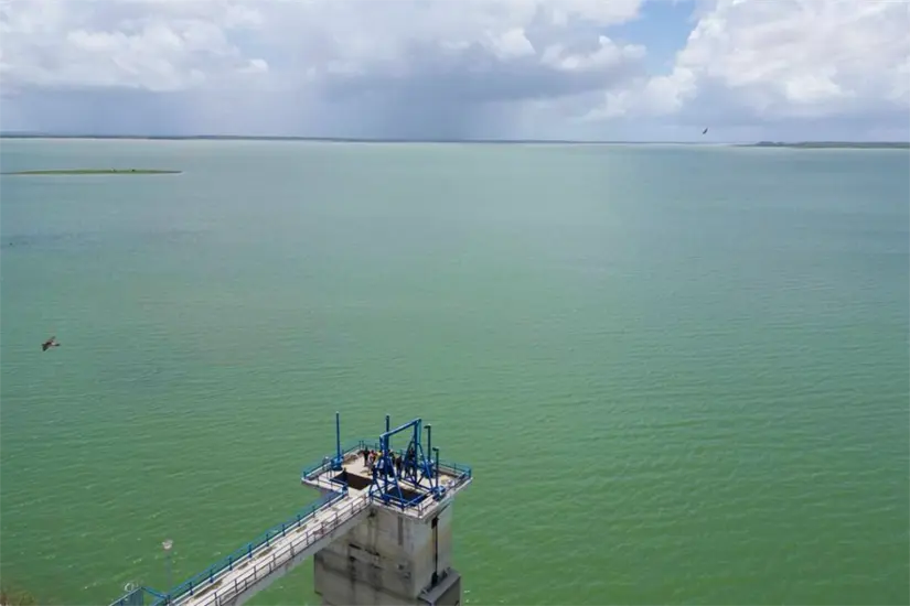 imagen recuadro La presidenta de la República aseguró que las entregas de agua no pondrán en riesgo el consumo humano ni la agricultura. Foto: Ramón Sánchez