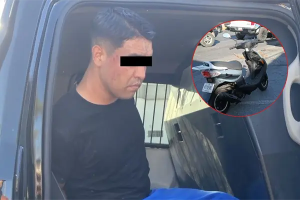 Detienen a hombre que circulaba en motocicleta robada en el centro de Monterrey Detienen a hombre que circulaba en motocicleta robada en el centro de Monterrey