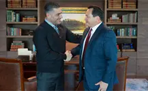 Joaquín Díaz Mena se reúne con Omar García Harfuch; refrendan alianza estratégica por la seguridad de Yucatán Joaquín Díaz Mena se reúne con Omar García Harfuch; refrendan alianza estratégica por la seguridad de Yucatán