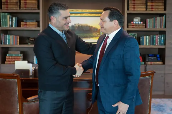 Joaquín Díaz Mena se reúne con Omar García Harfuch; refrendan alianza estratégica por la seguridad de Yucatán Joaquín Díaz Mena se reúne con Omar García Harfuch; refrendan alianza estratégica por la seguridad de Yucatán