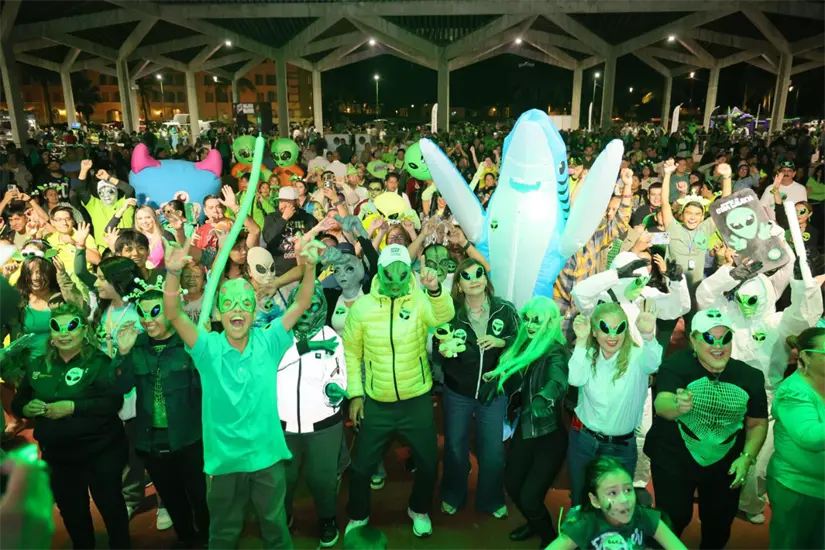 imagen recuadro Gran cierre del Marciano Fest 2025 en Ciudad Madero, Tamaulipas. Foto: Ramón Sánchez