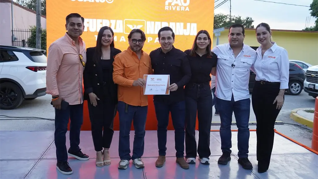 Juanjo Salazar y Pau Rivera buscan consolidar la Fuerza Naranja en Tamaulipas