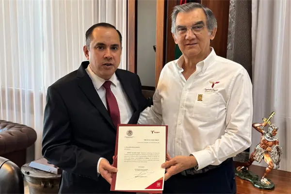 Américo Villarreal designa nuevo secretario de Finanzas de Tamaulipas Américo Villarreal designa nuevo secretario de Finanzas de Tamaulipas