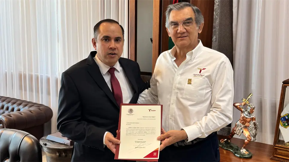 Américo Villarreal designa nuevo secretario de Finanzas de Tamaulipas