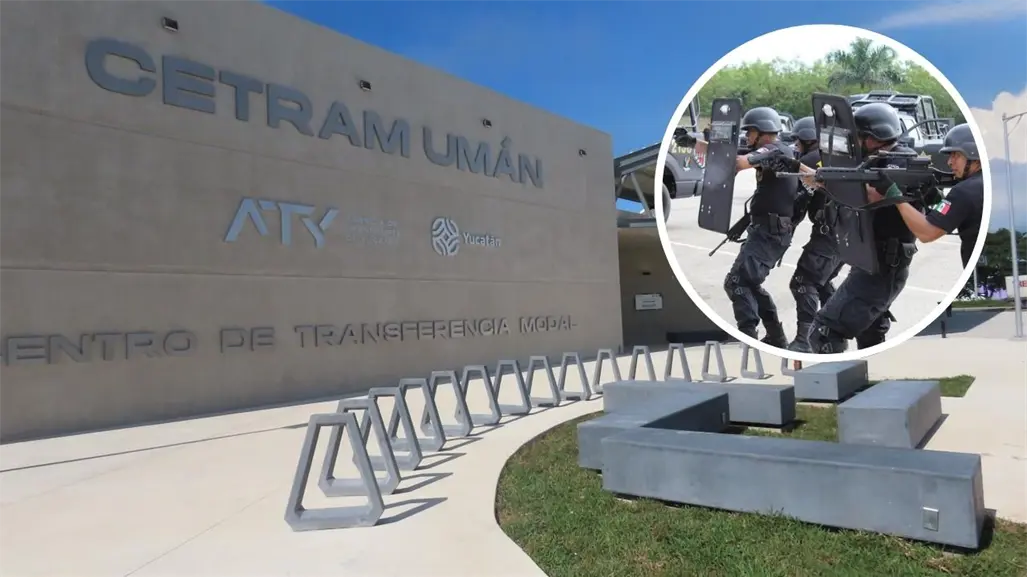 Entrenamiento policial en Mérida provoca alarma por uso de gas lacrimógeno, confirma la SSP