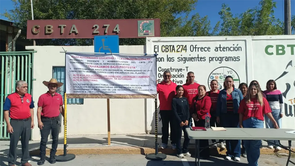 Maestros del CBTA 274 en Matamoros anuncian paro de labores por esta razón