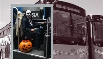 Halloween llega a la Ruta 38 con camión lleno de disfraces y dulces
