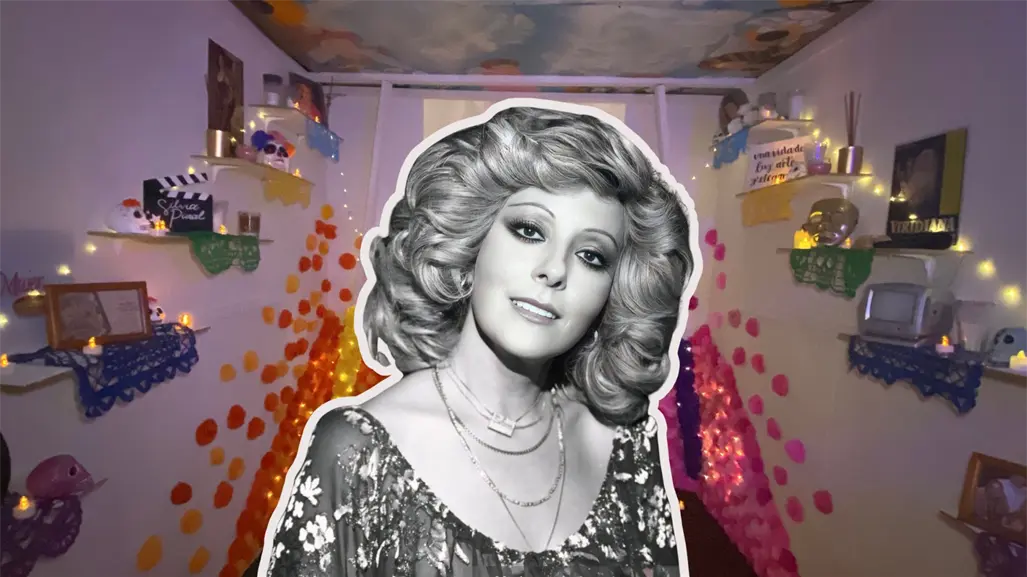 Silvia Pinal es recordada con un altar de muertos hecho por estudiantes de la UANL