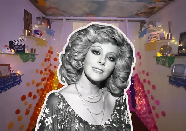 Silvia Pinal es recordada con un altar de muertos hecho por estudiantes de la UANL