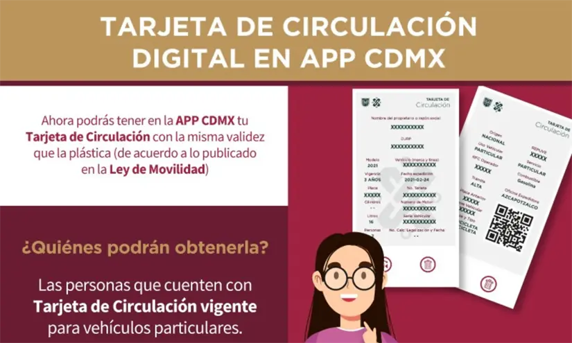 imagen recuadro Tarjeta de Circulación Digital en App CDMX | SEMOVI