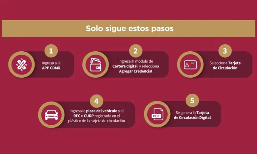 imagen recuadro Tarjeta de Circulación Digital en App CDMX | SEMOVI