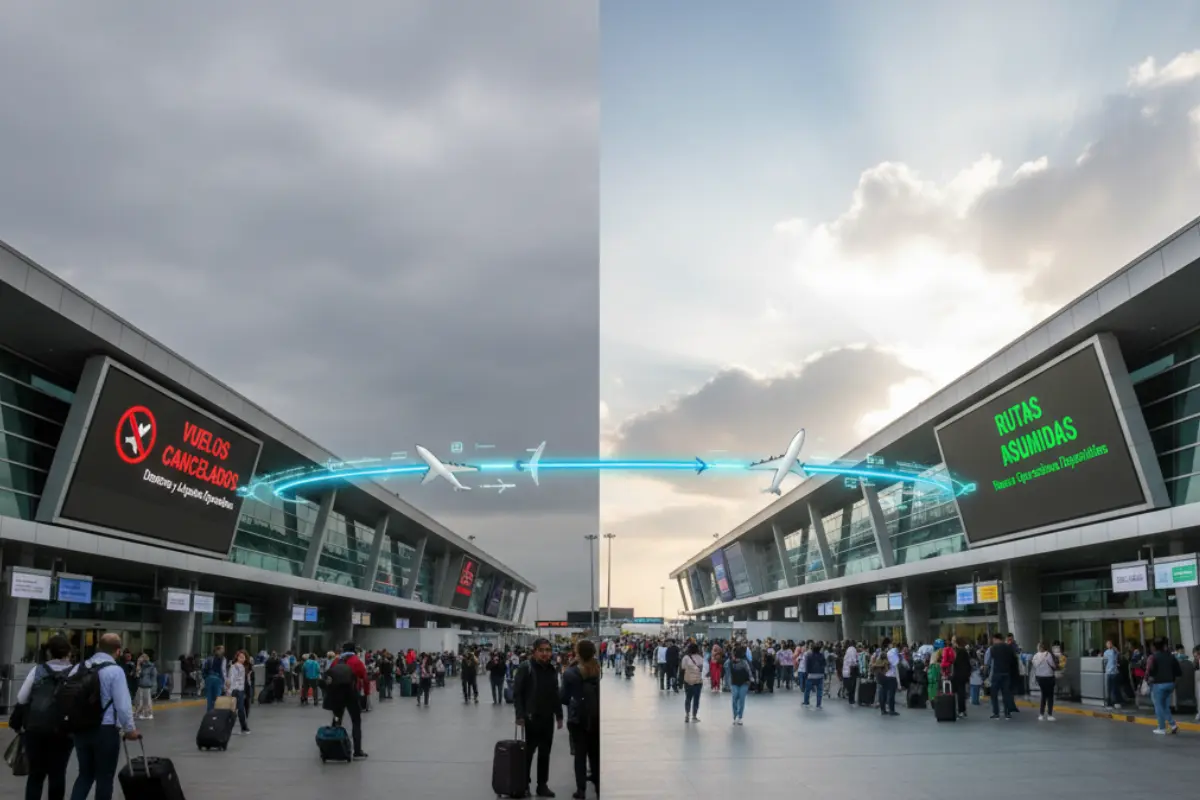 Operaciones en el AIFA. Foto: IA