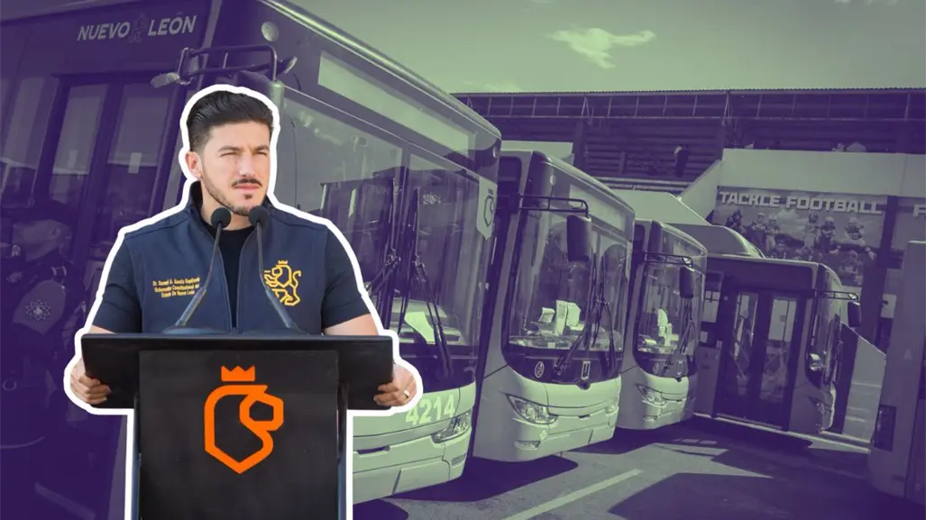 Nuevo León renueva su transporte público: Samuel García entrega 60 nuevas unidades