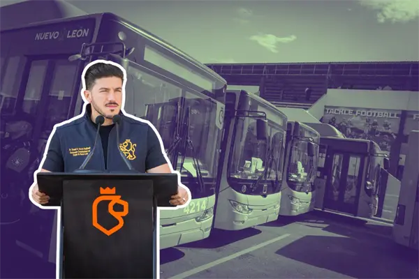 Nuevo León renueva su transporte público: Samuel García entrega 60 nuevas unidades