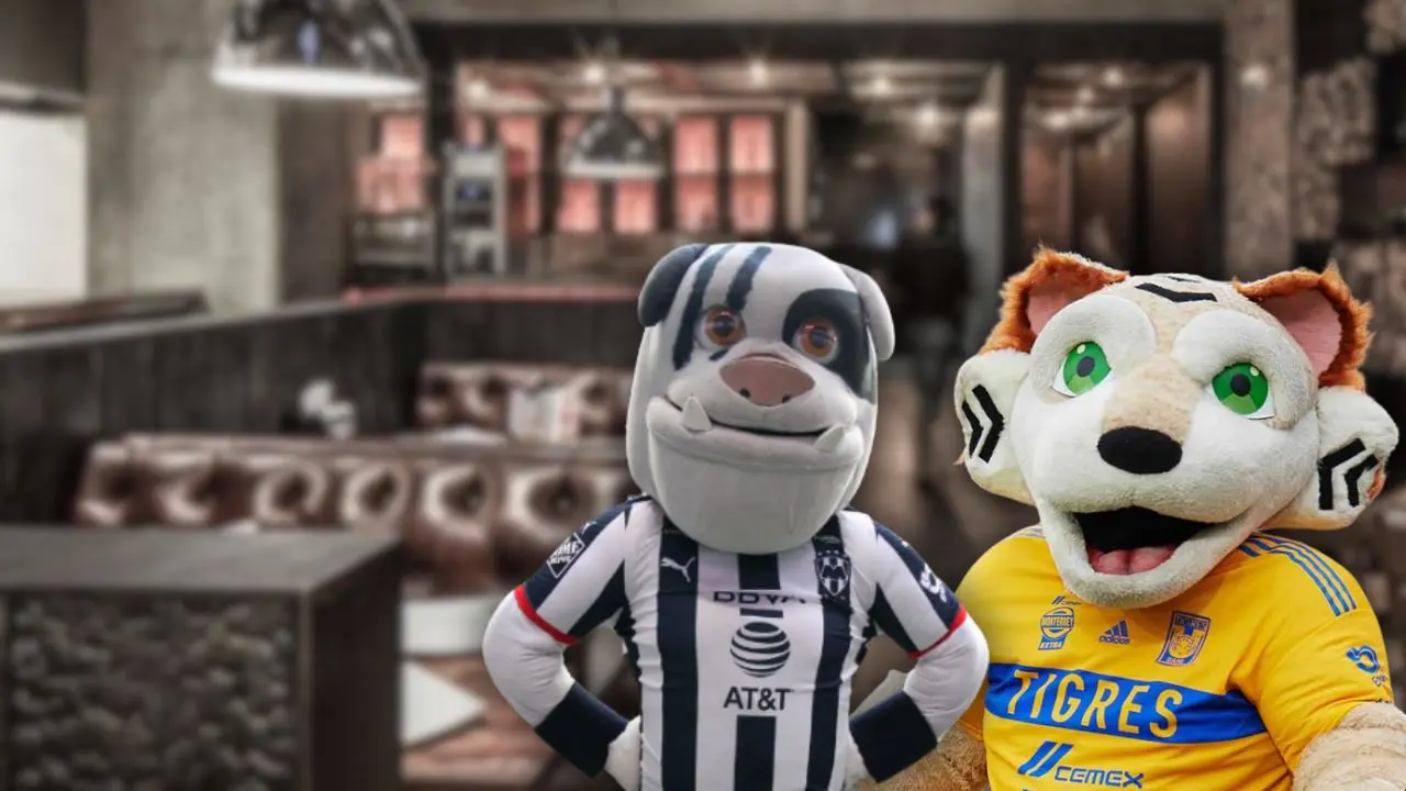 Mascotas representativas de Tigres y Rayados Foto: Canva