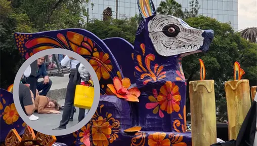 VIDEO | Mujer convulsiona y tardan 26 minutos en auxiliarla en el Desfile de Día de Muertos 2025 VIDEO | Mujer convulsiona y tardan 26 minutos en auxiliarla en el Desfile de Día de Muertos 2025