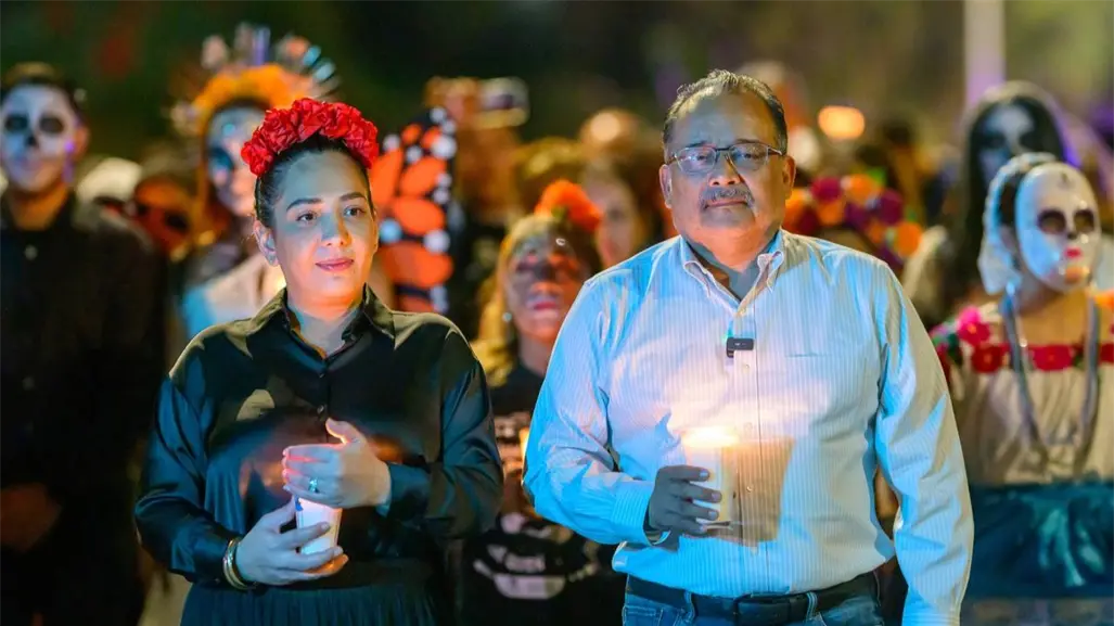 Día de Muertos: luces, música y tradición llenan las calles de Escobedo