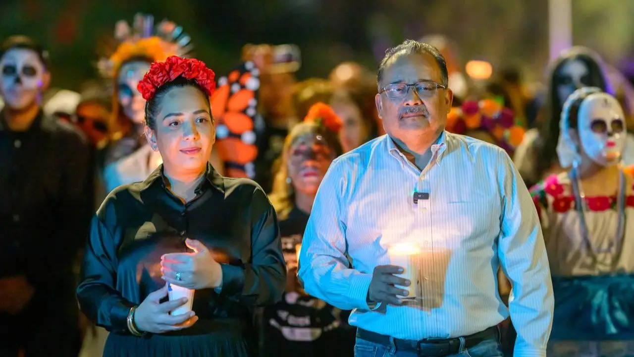 Primer Desfile de Día de Muertos Foto: Gobierno de Escobedo