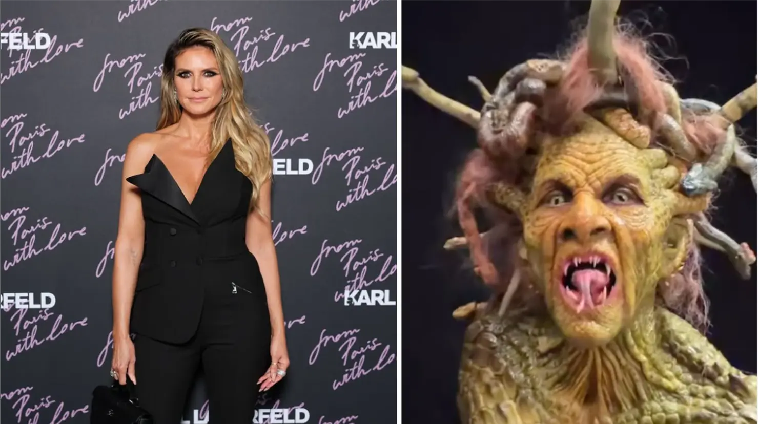La modelo como cada año sigue sorprendiendo con los disfraces y caracterizaciones que realiza para Halloween. Foto. Instagram @heidiklum.