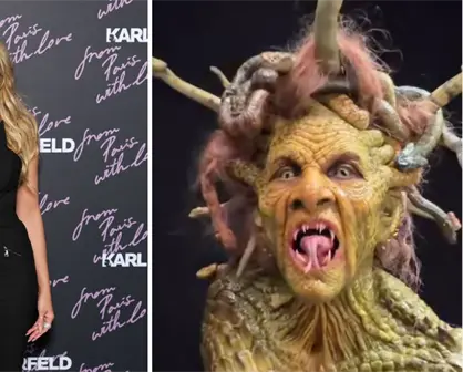 Heidi Klum se transforma en Medusa en esta noche de Halloween