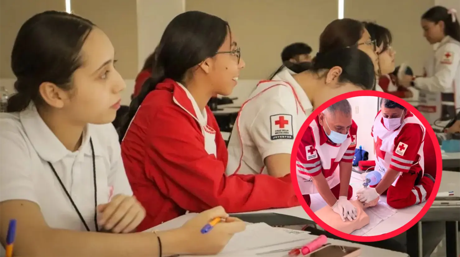 Foto: Facebook/ Cruz Roja Estatal Durango | La Cruz Roja de Durango invita a participar en el curso de Soporte Vital Básico para proveedores de la salud.