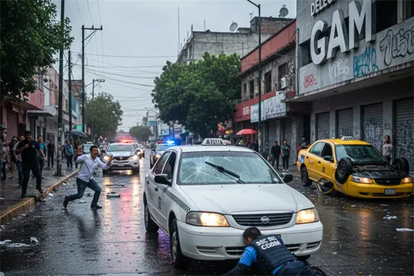 Policía de la SSC CDMX atropellado y arrastrado en GAM al defender a taxista