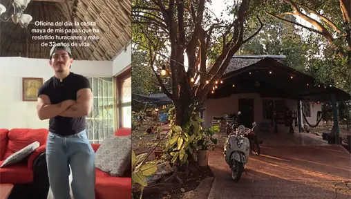 Entre tradición y resistencia, joven yucateco presume en TikTok la casita maya de sus papás Entre tradición y resistencia, joven yucateco presume en TikTok la casita maya de sus papás