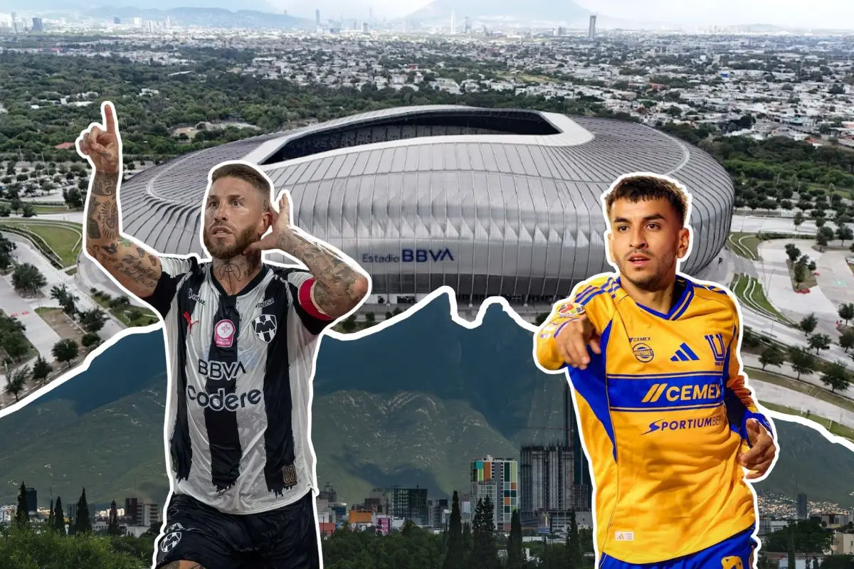 El Clásico Regio 141 ya se juega y la emoción se desborda. Foto: CANVA / Visit México / @sergioramos / @angelcorrea32