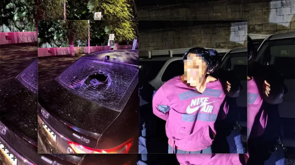 Detienen a una persona por arrojar una piedra a un vehículo en la avenida Cupules de Mérida