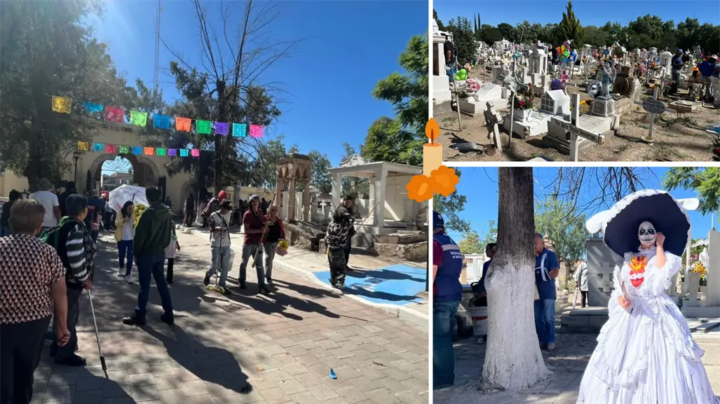 FOTOS | Así lució el Panteón de Durango en el Día de Muertos, fecha que más visitas de todo el año