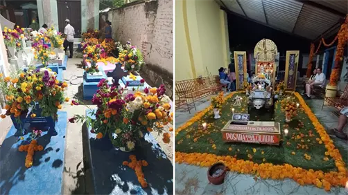 Panteones históricos en Chiapas se llenan por visita a sus deudos