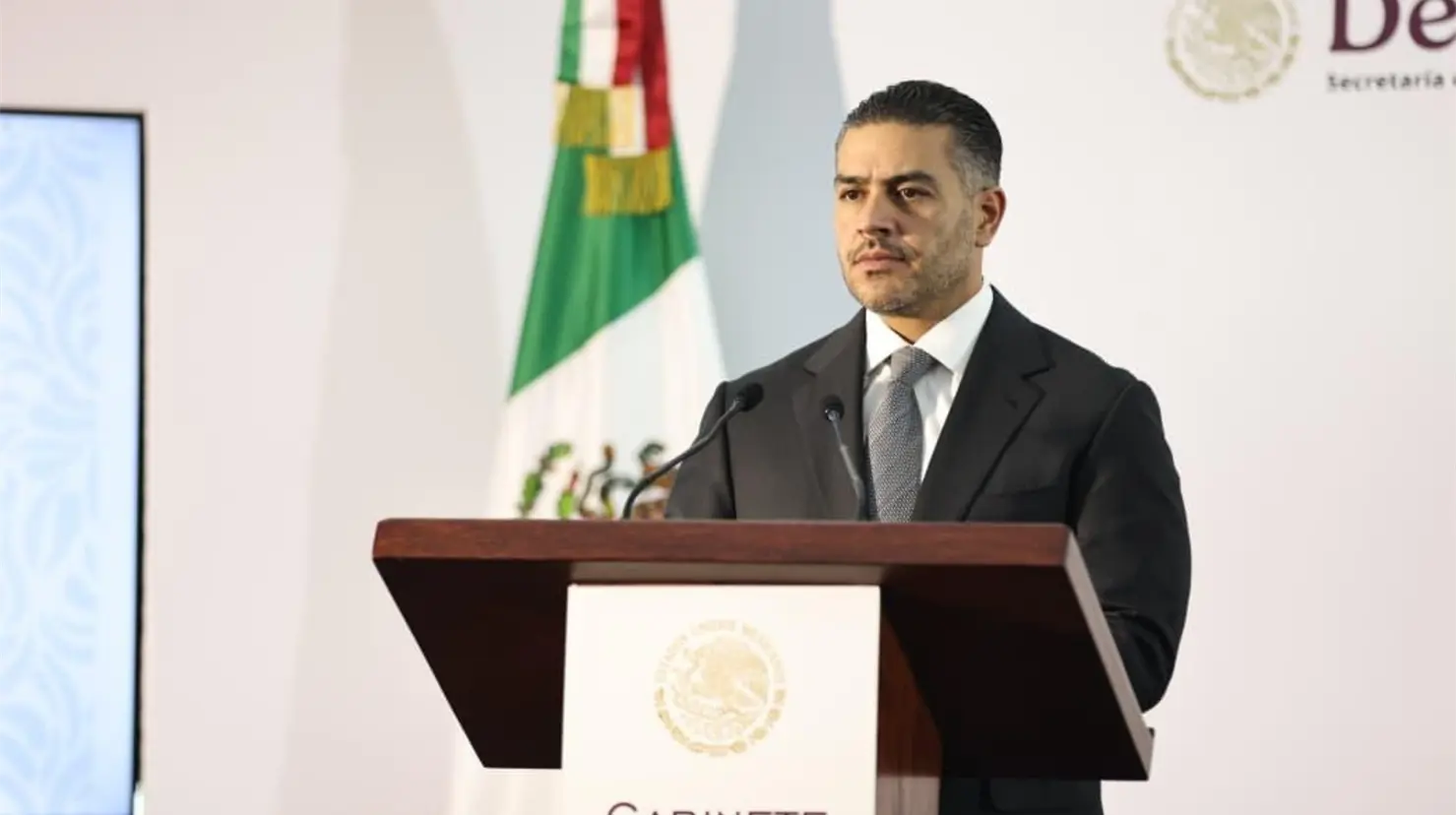 Omar García Harfuch detalla investigación y seguridad tras asesinato de Carlos Manzo. Foto: Gabinete de Seguridad