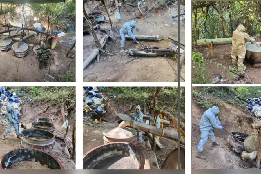 Desmantelan laboratorios clandestinos y aseguran armas en Sinaloa