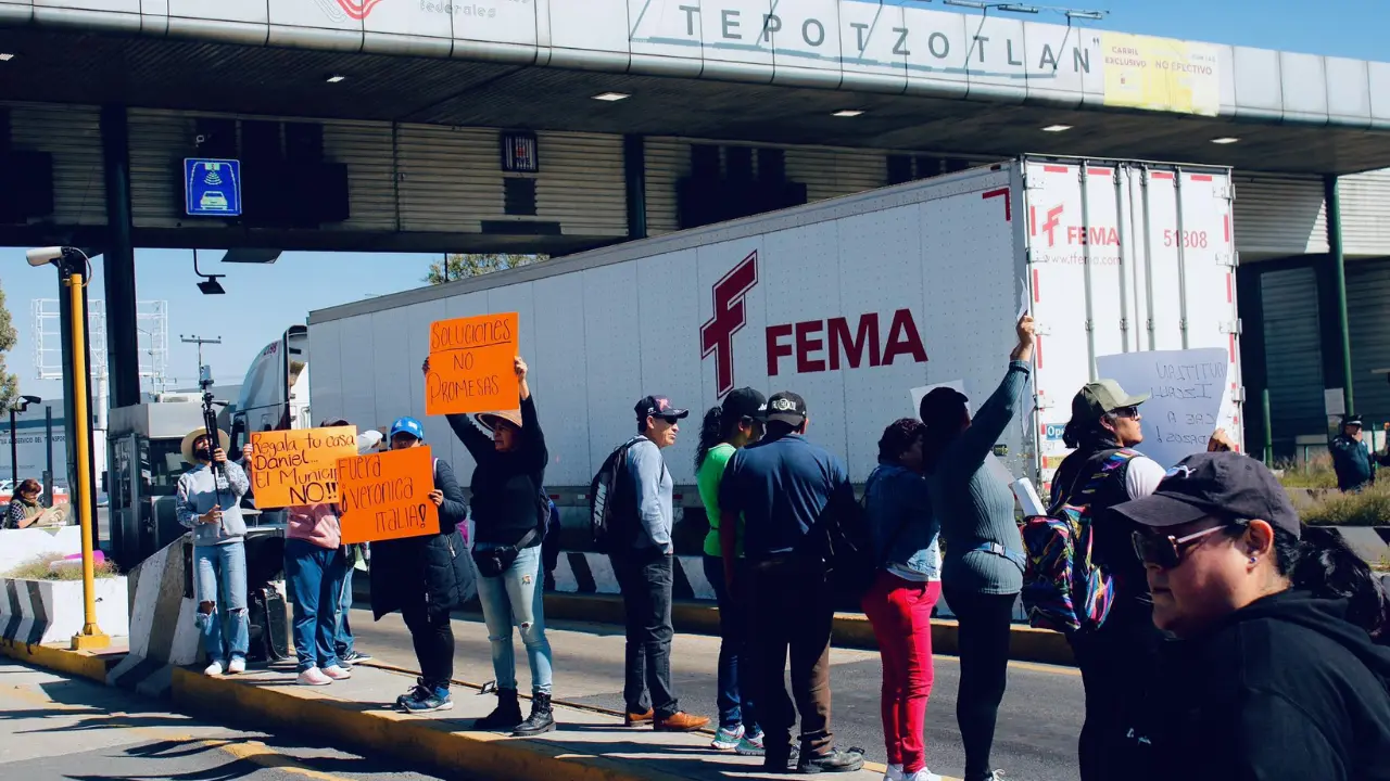 Transportistas convocas a mega marcha en Edomex. | Foto: FB (Alianza de Autotransportistas Autónomos de la República Mexicana, A.C.)