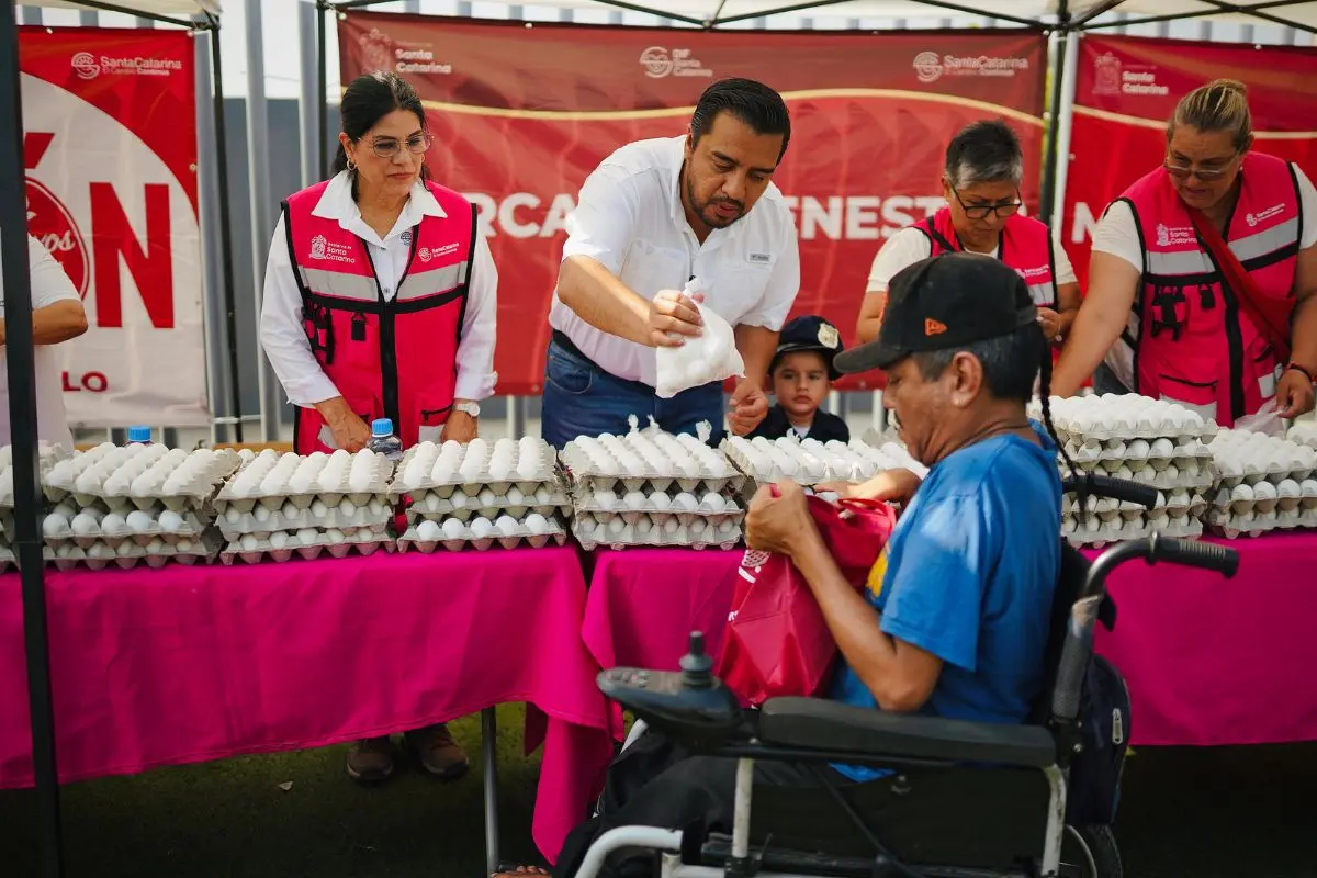 El Gobierno de Santa Catarina realizó una edición especial del Mercado del Bienestar. Foto: Gobierno de Santa Catarina