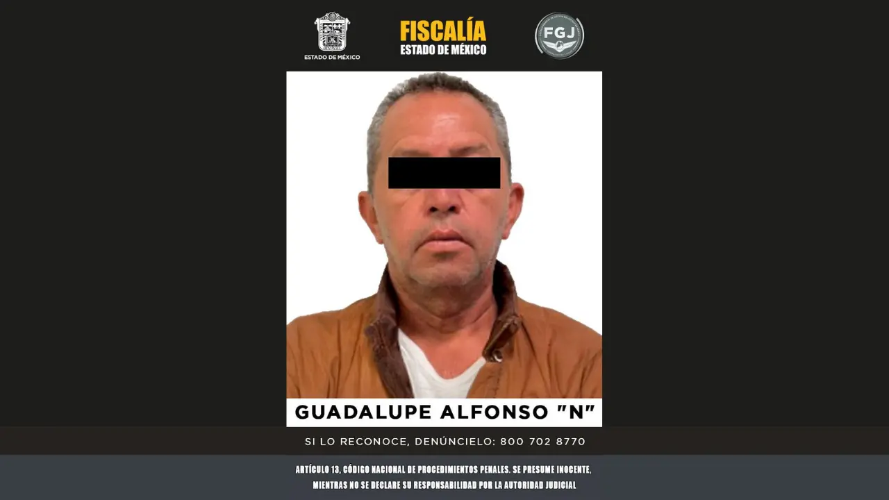 Presunto culpable de homicidio en Ecatepec. | Foto: FGJEM