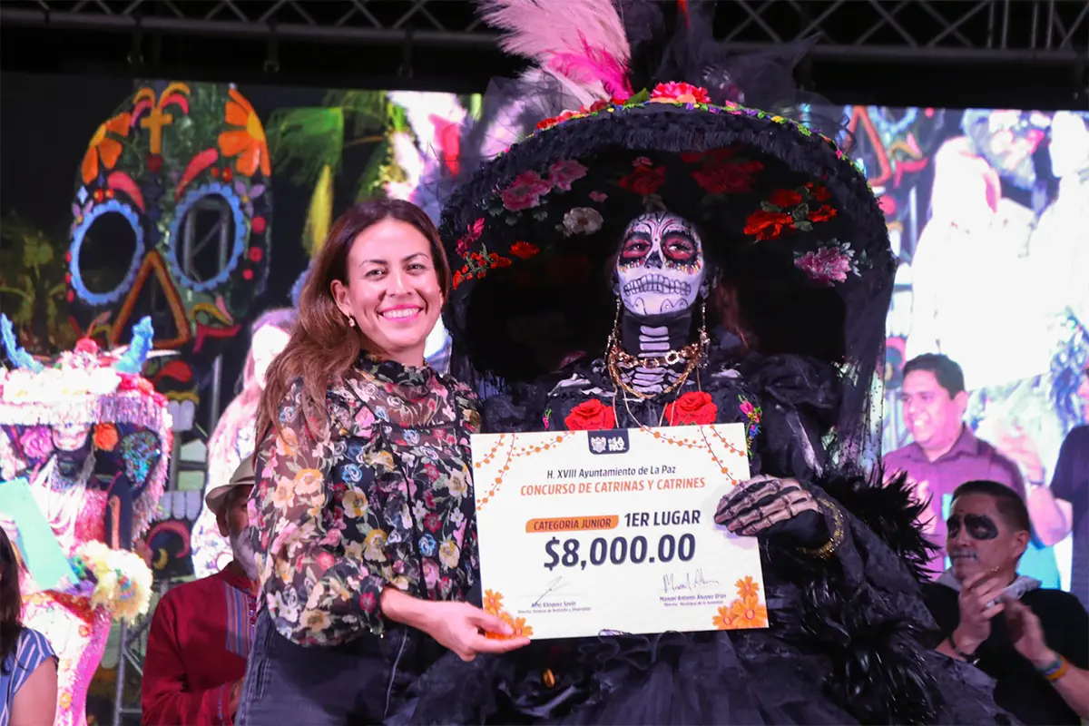 Así se vivió el Festival de Día de Muertos en el Malecón de La Paz