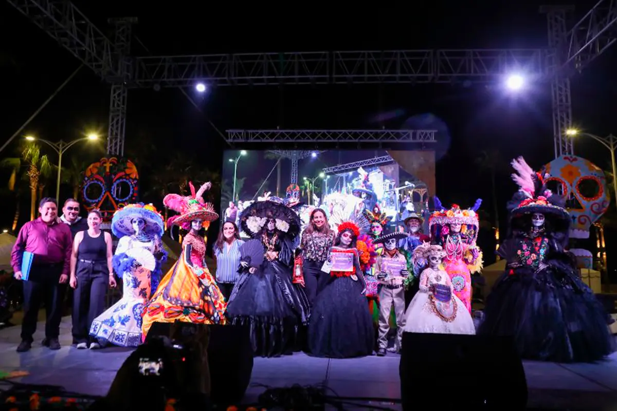 Así se vivió el Festival de Día de Muertos en el Malecón de La Paz